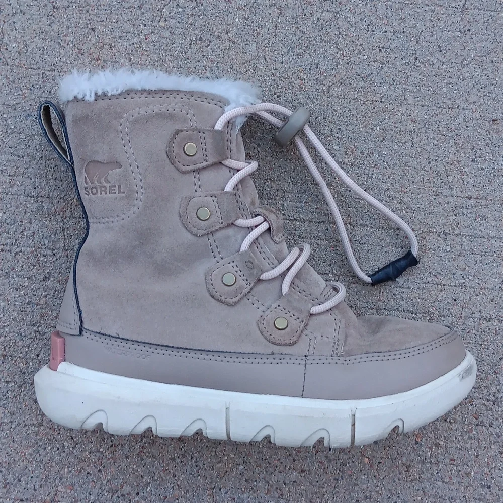 Sorel Explorer II Joan Suede Leather Kids Boots